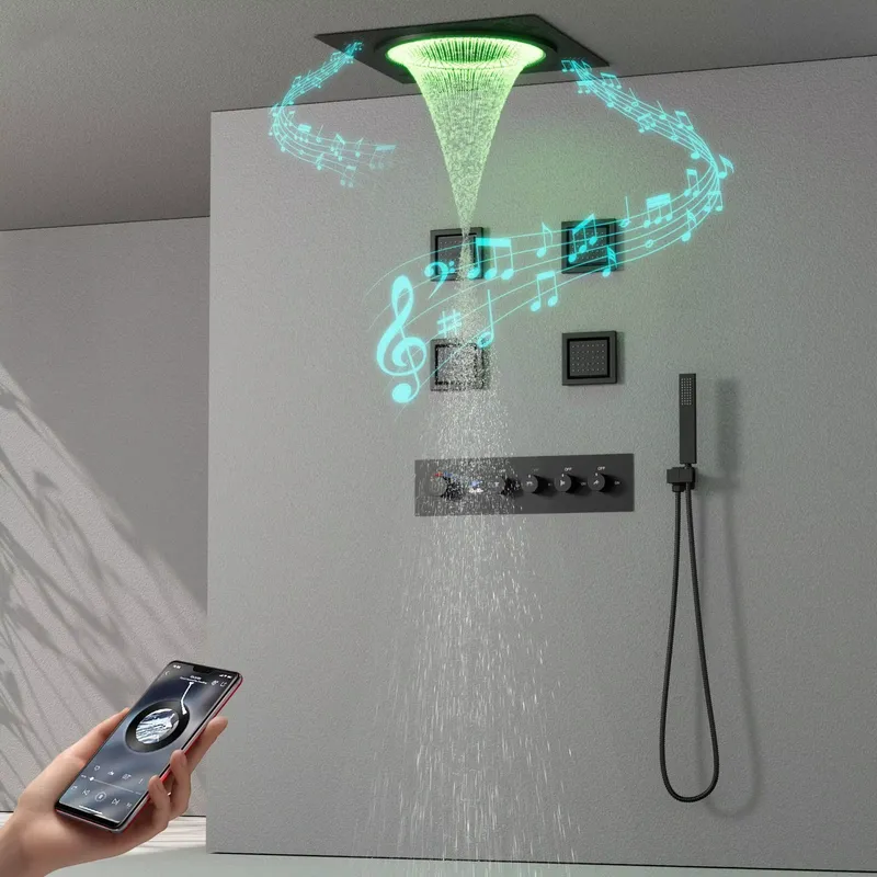 Smart LED Shower Set Bathroom  - огляд і ціна Smart Home In Us