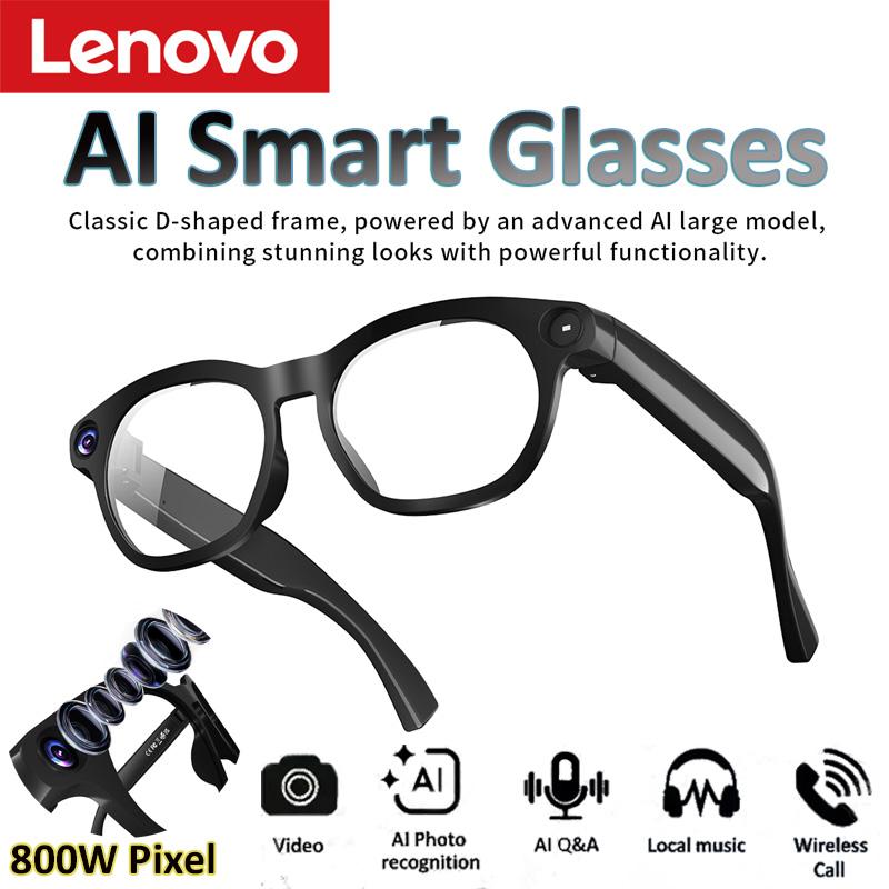 Lenovo AI Smart Glasses 8MP HD - огляд і ціна Smart Home Ai