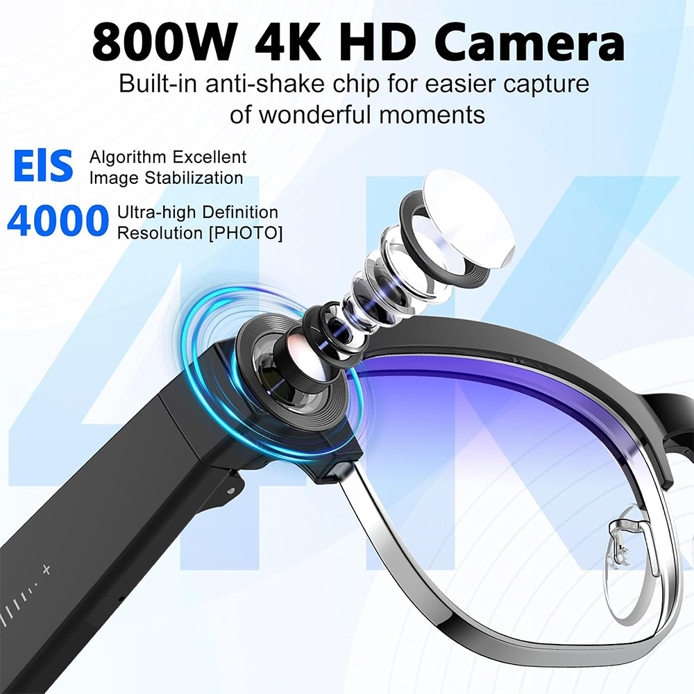 4K Smart AI Glasses 8MP Camera - огляд і ціна Smart Home Ai