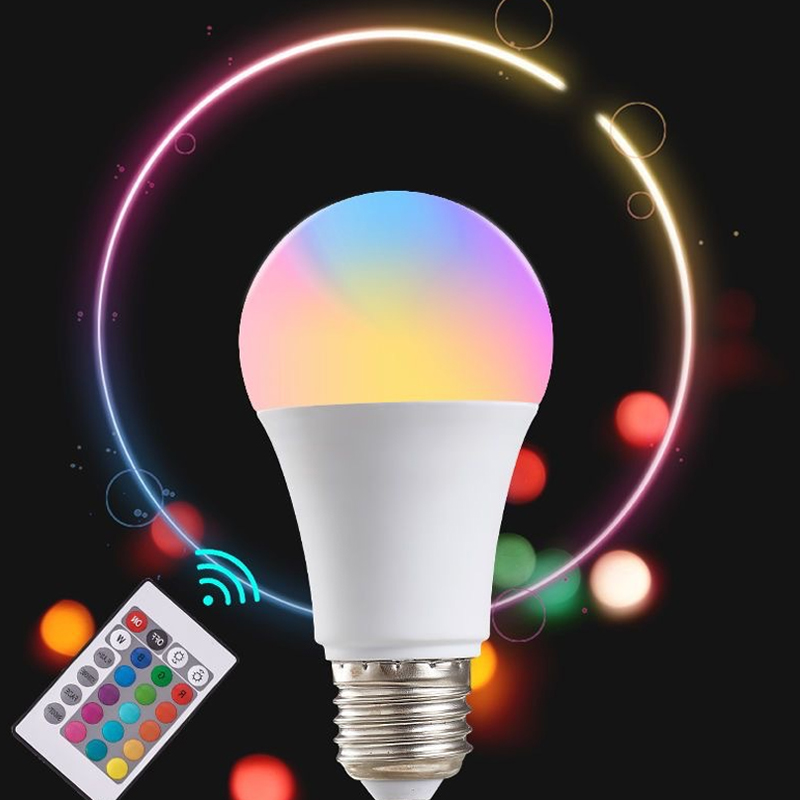 E27 220V 16 Colors RGB Bulb LE - огляд і ціна Smart Bulb