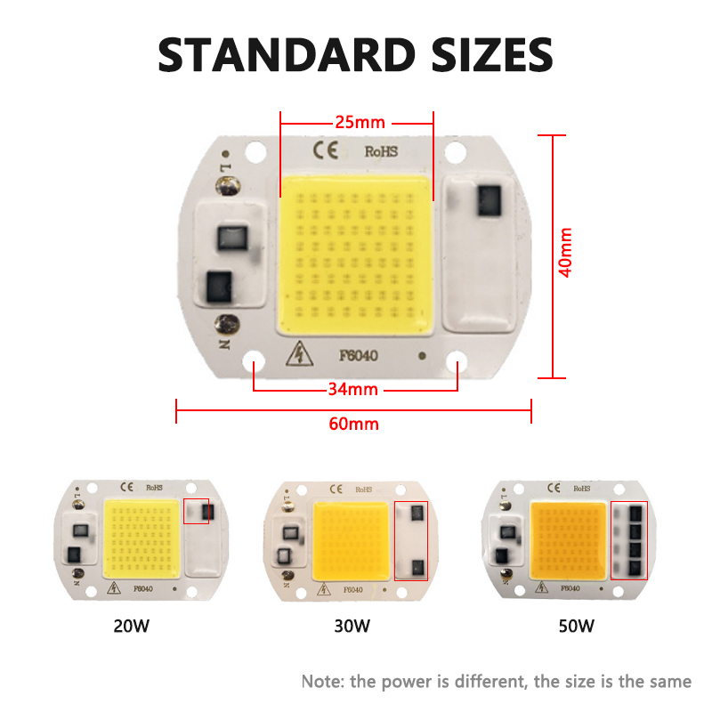 3000K 6000K LED COB Chip Light - огляд і ціна Smart Bulb
