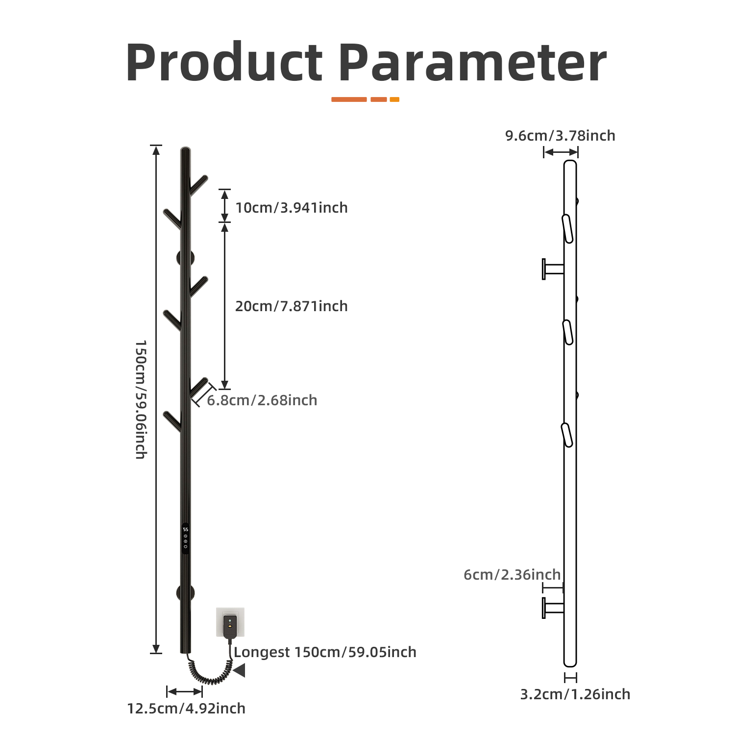 Smart Electric Towel Rack Eco- - огляд і ціна Smart Home In Us