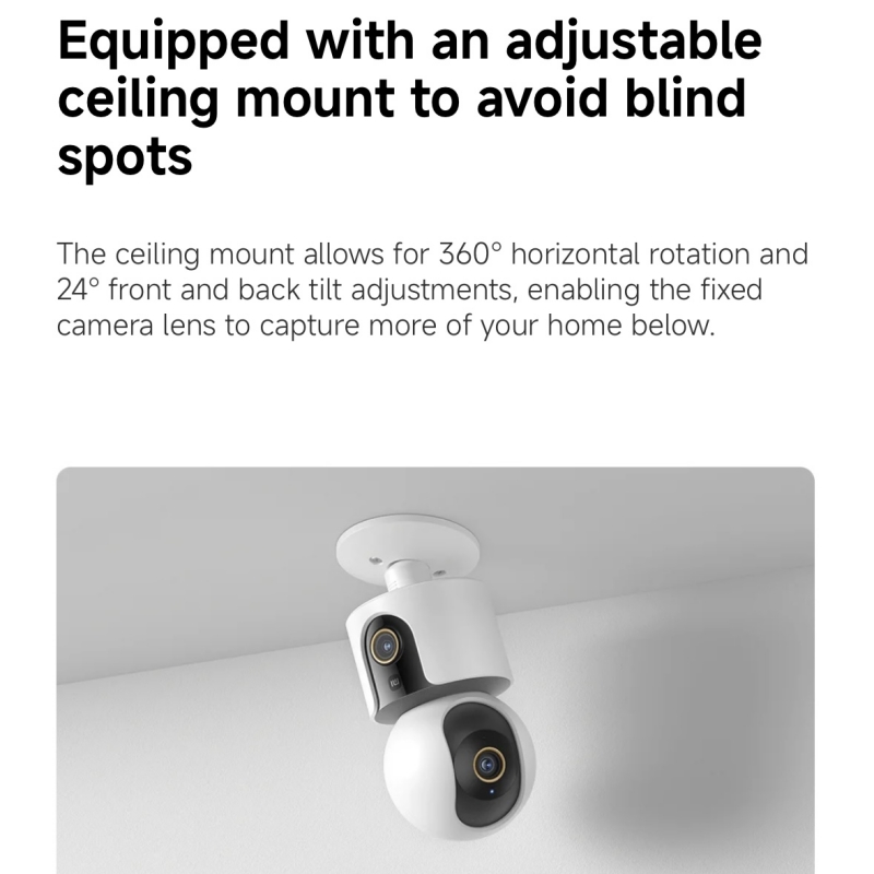 Xiaomi Smart Camera C500 Dual  - огляд і ціна Smart Home Xiaomi Kit
