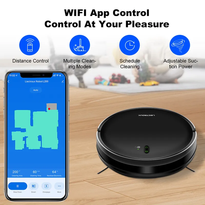 for LIECTROUX L200 Robot Vacuu - огляд і ціна Vacuum Cleaner Smart Home