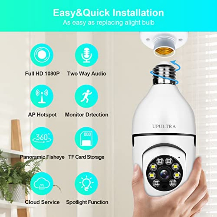 Light Bulb 1080P Security Wire - огляд і ціна Smart Bulb
