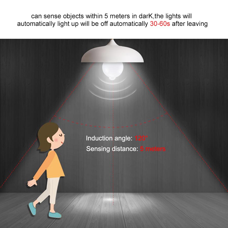 PIR Motion Sensor LED Light Bu - огляд і ціна Smart Bulb