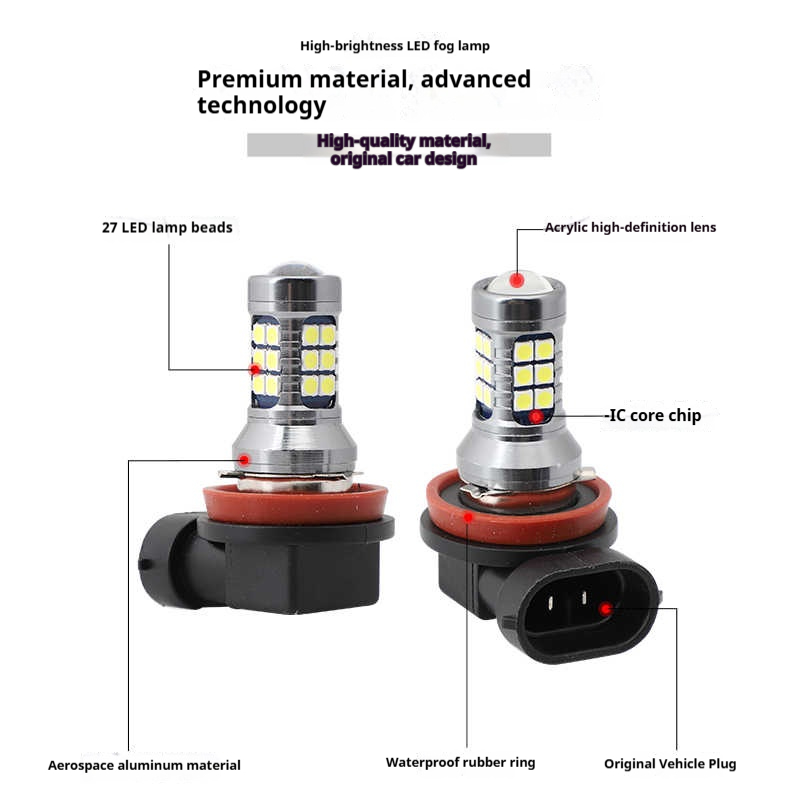 Front Fog Light 2pcs LED Bulb  - огляд і ціна Smart Bulb